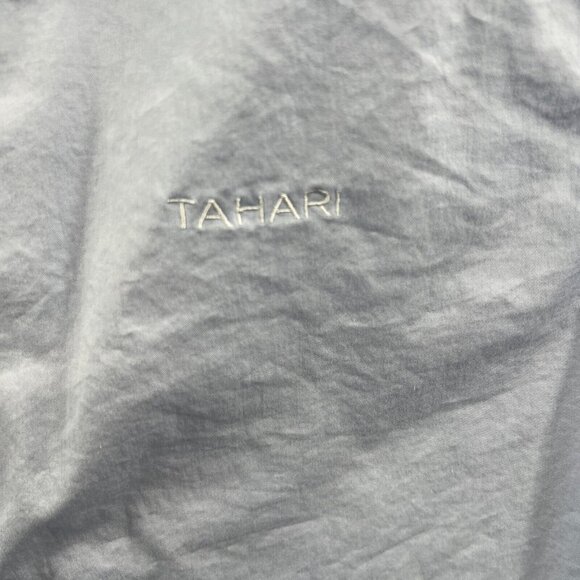 Tahari Mens Shirt Small Blue Button Front Long Sleeve Slim Fit Non Iron Stretch - Picture 3 of 10